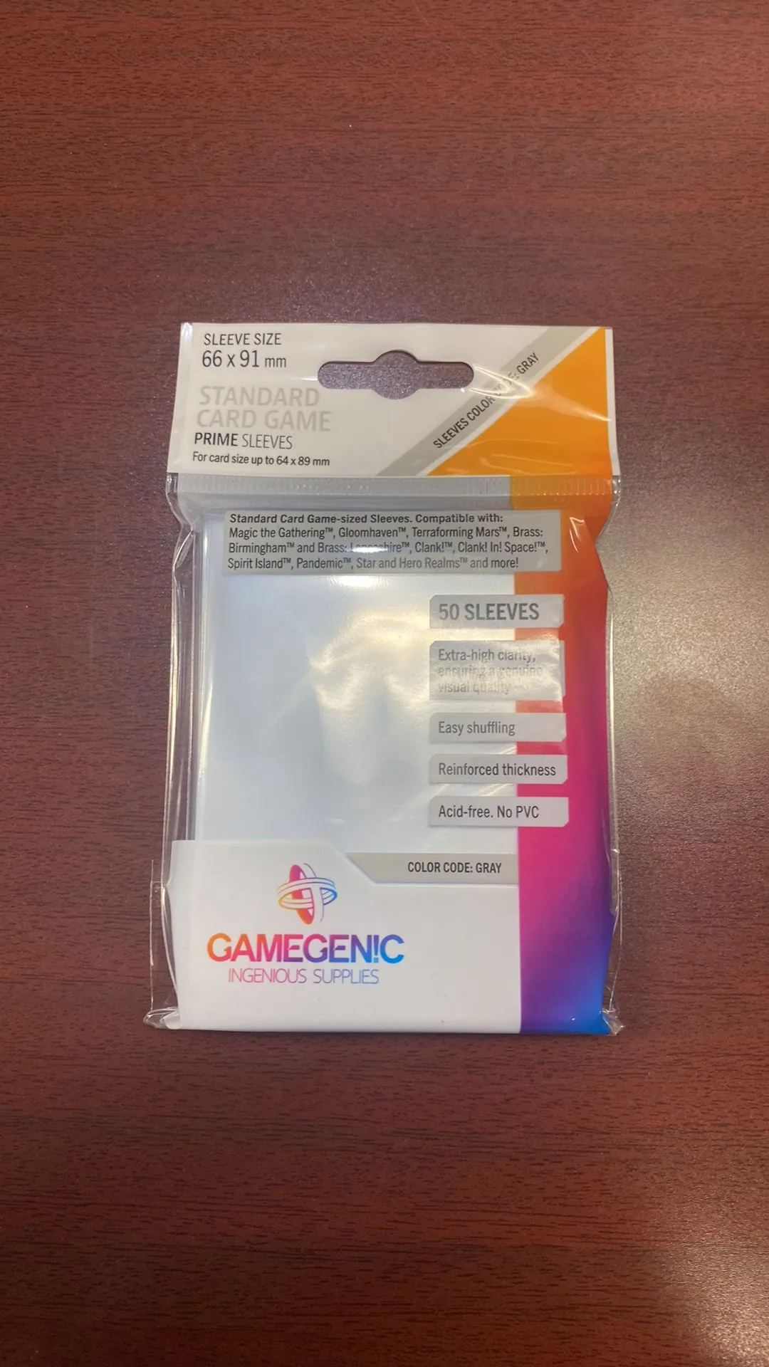 pandemic card sleeve size Gamegenic Board Game Sleeves Standard Game Clear Compatibility claims only extend to the physical size of the cards in each respective game and no claim to endorsement or authorization by the respective rights holders is expressed or implied by Mayday Games TCG Board Game Sports Card