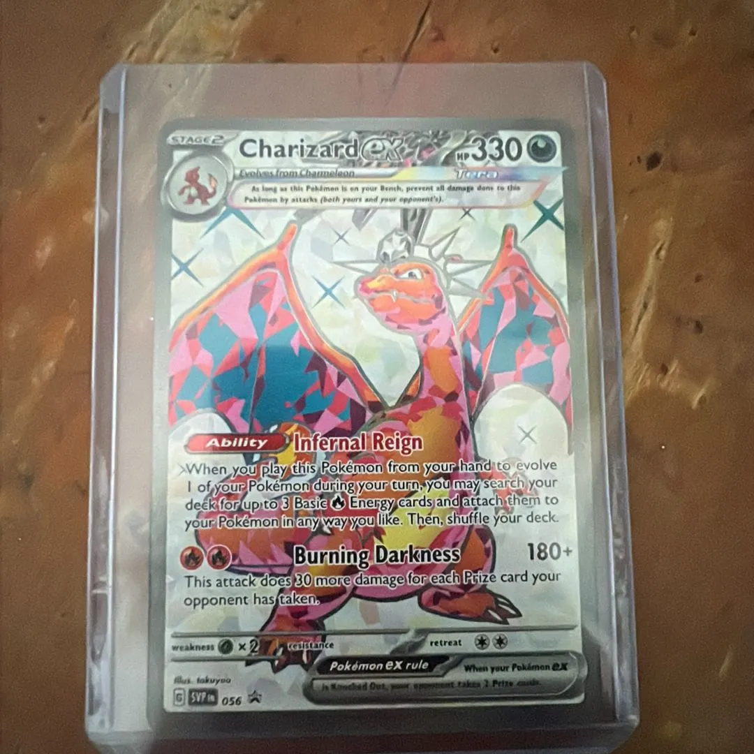 2023 Pokemon SVP EN-SV Black Star Promo Charizard EX #056 Charizard EX Premium Coll. PSA 9