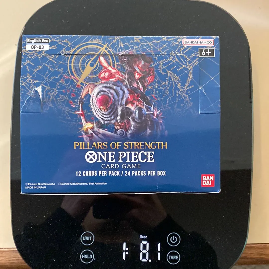 op03 booster box english One Piece OP-03 Pillars of Strength Booster Pack main image 0