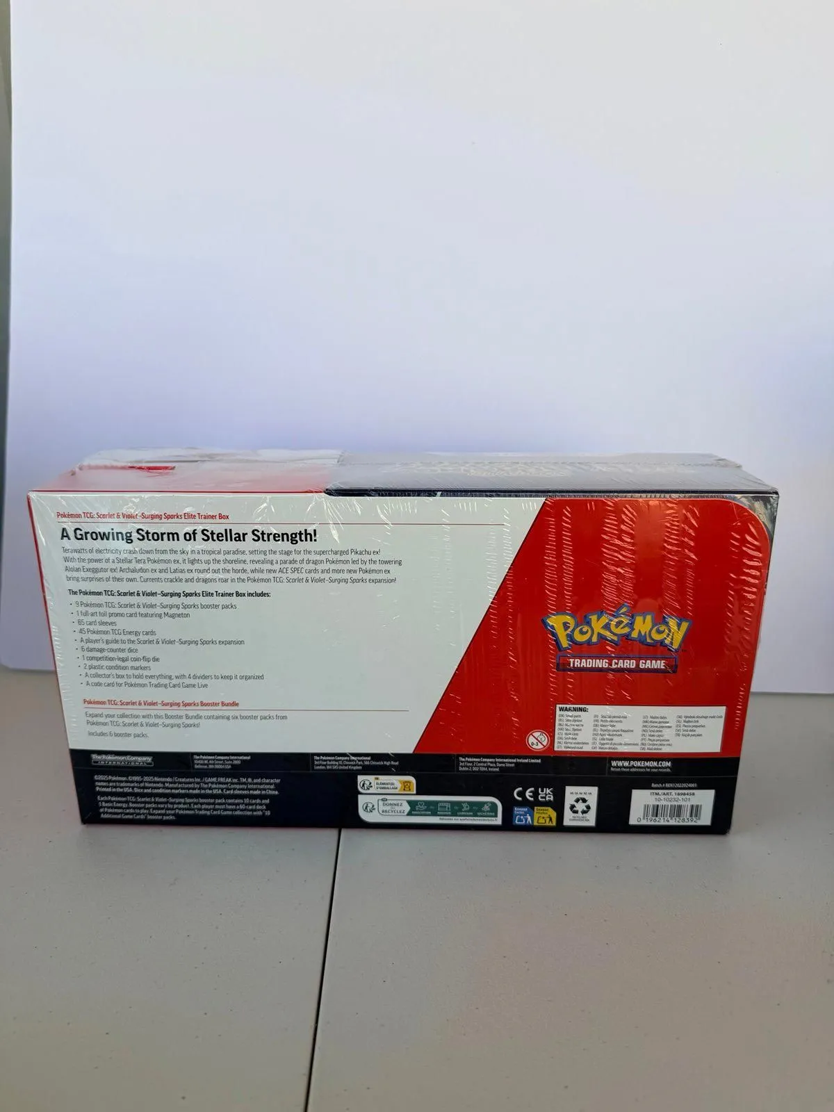 Pokmon Surging Sparks ETB & Booster Bundle Costco 2-pack Sealed  Whatnot:  Shop, Sell, Connect