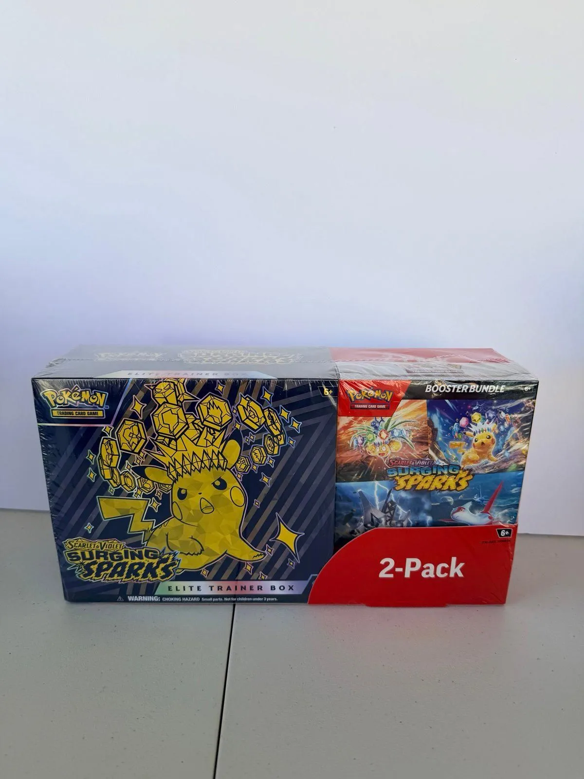 surging sparks etb and booster box Amazon.com: Pokémon TCG: Scarlet & Violet main image 0
