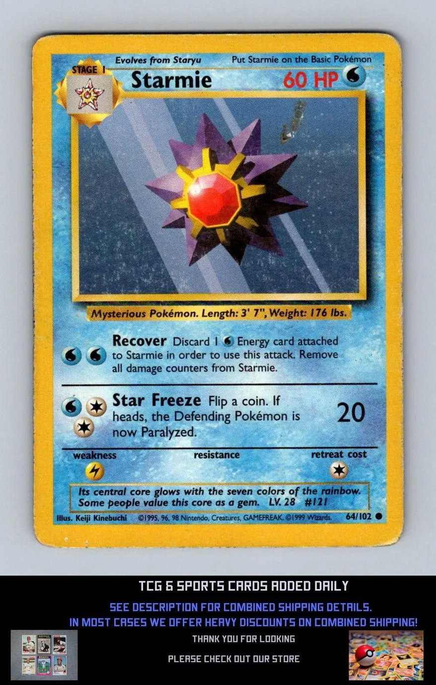 starmie break pokemon card price Pokmon - Starmie Break (32/108) - XY Evolutions