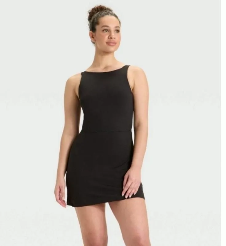 Women's Knit High Neck Active Dress