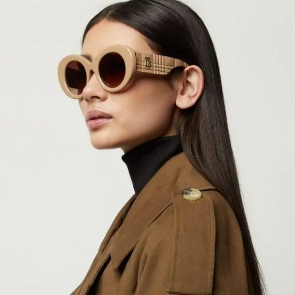 NEW Burberry BE4370U MARGOT 399013 Beige Brown Gradient Buterfly 