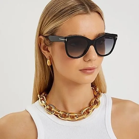 TOM FORD Wallace Sunglasses TF870-F 01B Authenic NEW!!! · Whatnot 