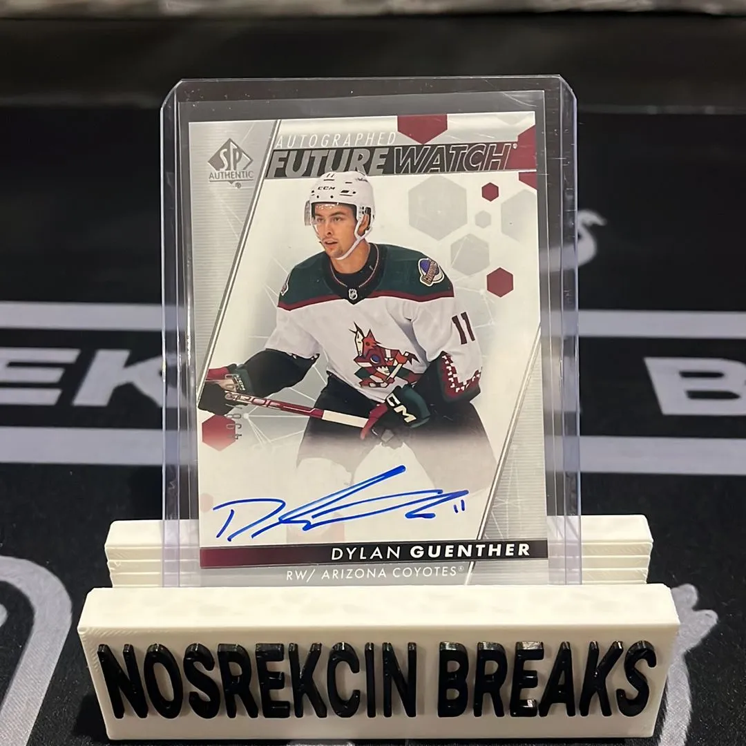 Arizona Coyotes 2022-23 SP Authentic Dylan Guenther Future Watch