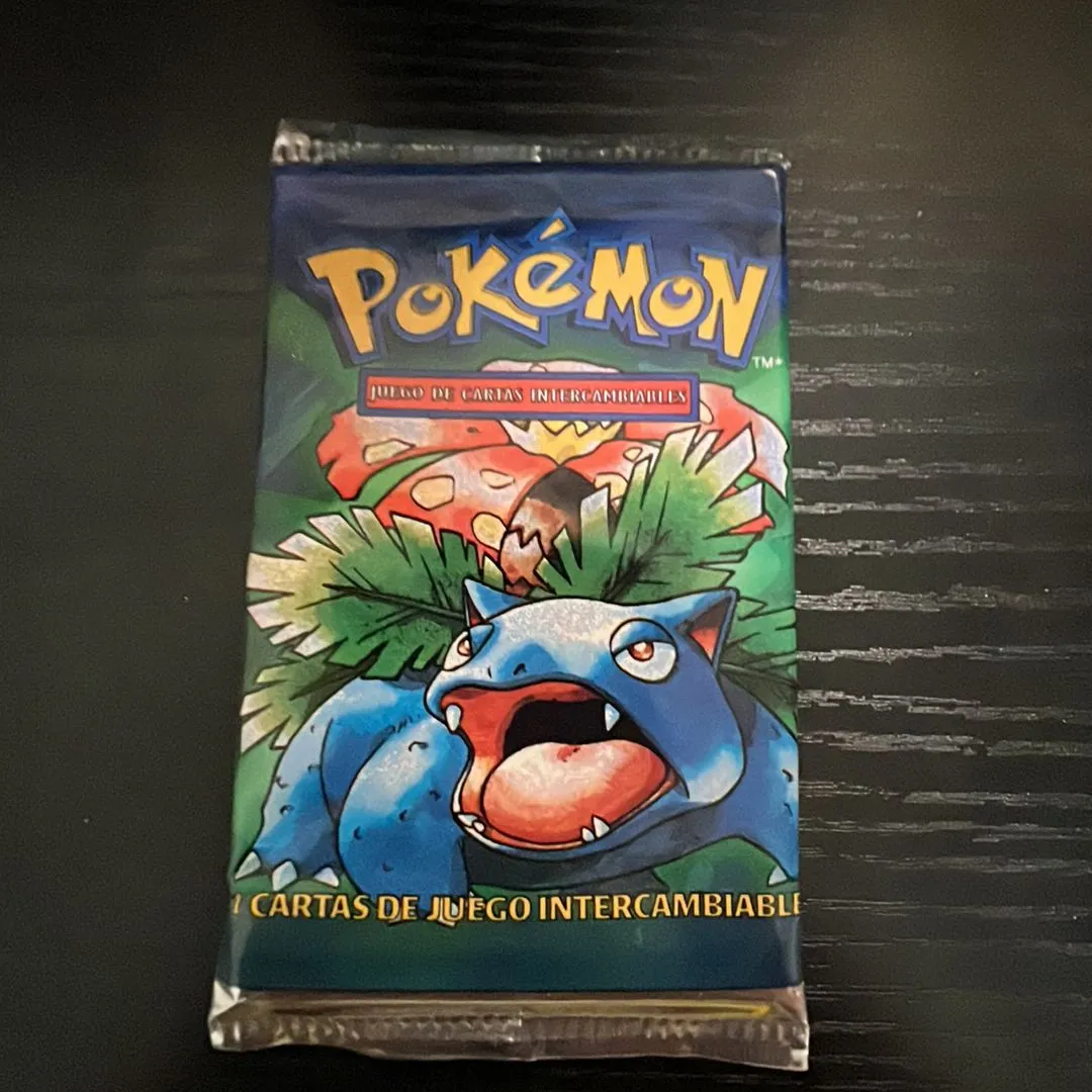 Pokmon Base Set Booster Pack (Venusaur) [Unlimited Edition] (Spanish)   Whatnot: Shop, Sell, Connect