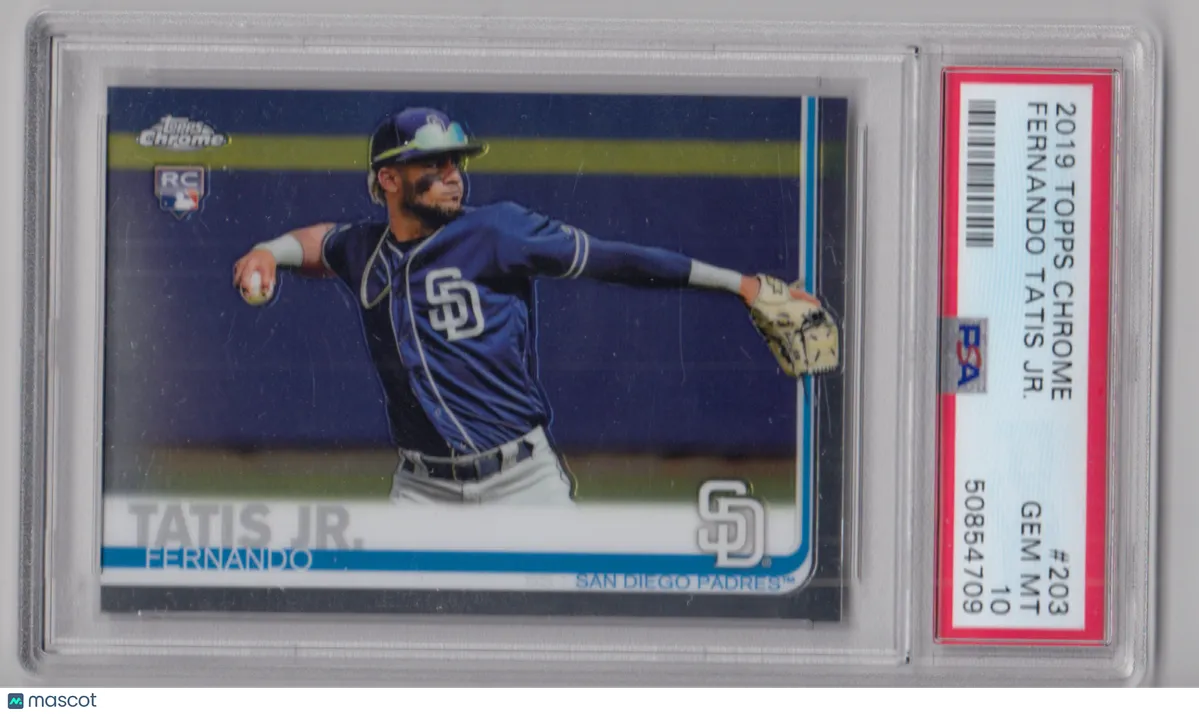 2019 Bowman Chrome RC PSA 10 うす タティス JR