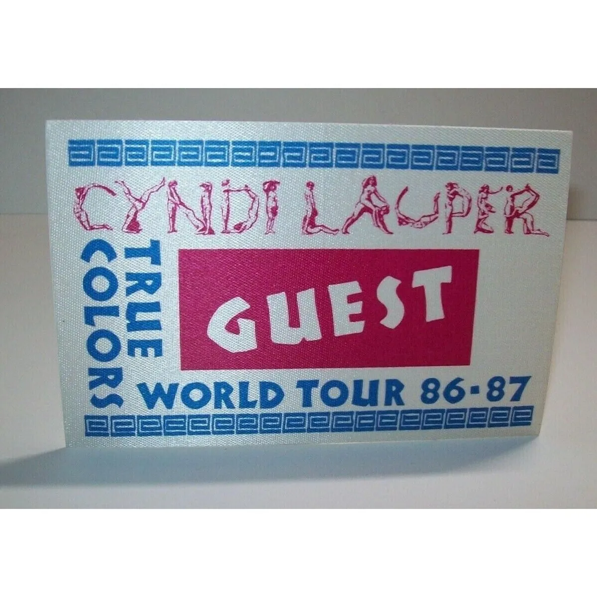 Cyndi Lauper True Colors Backstage Pass Original 1986 Concert Pop Rock ...