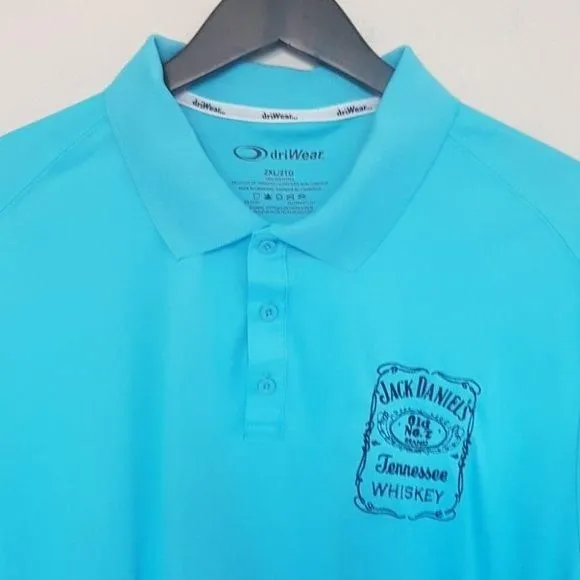 Jack Daniels sky blue polo shirt · Whatnot: Shop, Sell, Connect