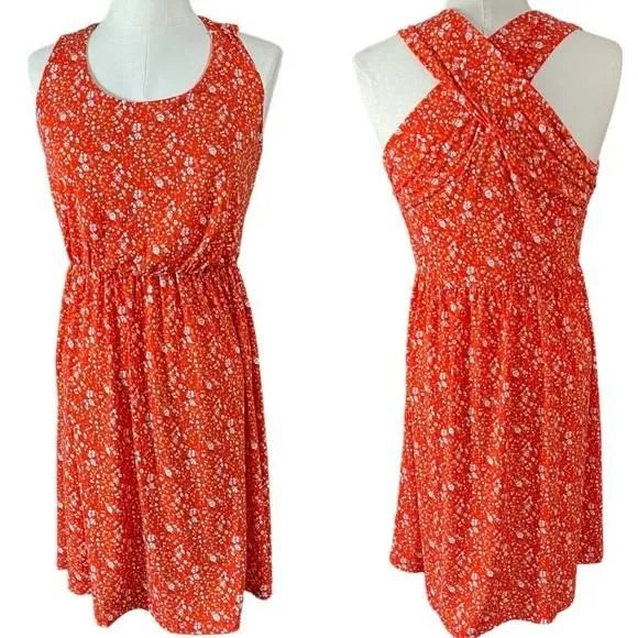 aqua knit dress Reflective knit dress with crocheted coral – aqua blue main image 0