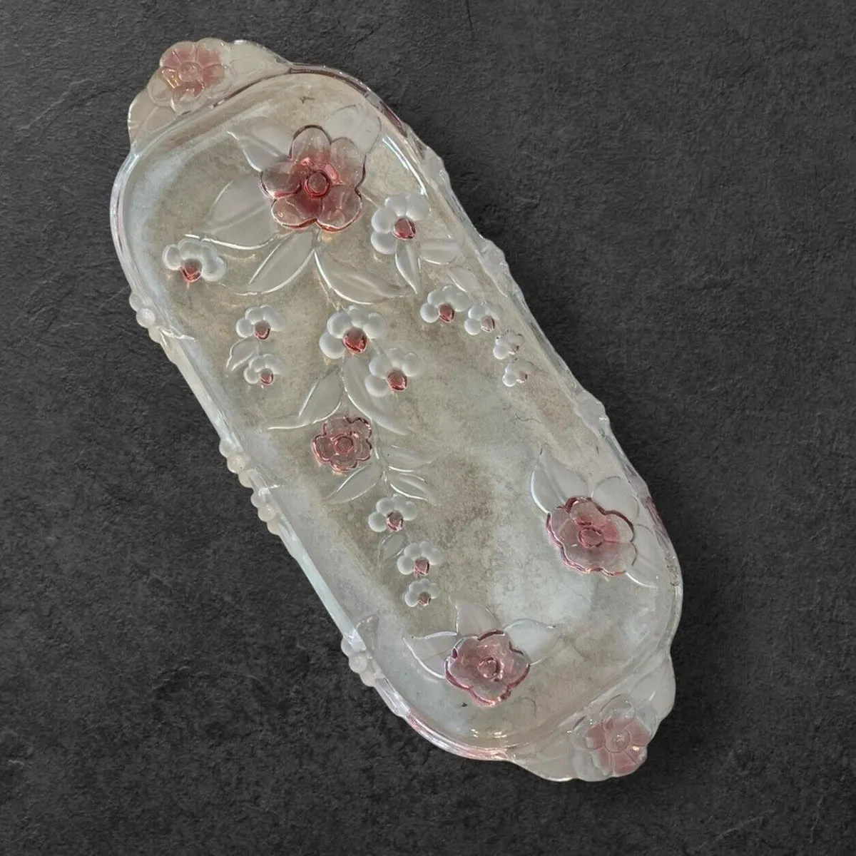 Mikasa Studio Nova Canape Serving Platter Tray With Pink