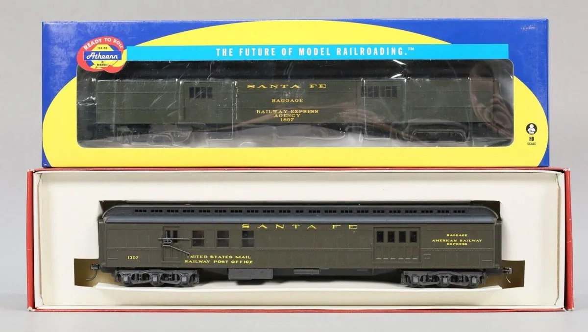 Lot of 2 Rivarossi & Athearn Santa Fe HW Baggage · Whatnot Buy, Sell