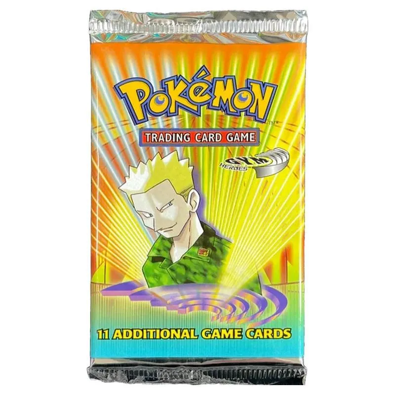 Pokemon - WOTC - Gym Heroes - Booster Pack - Unlimited (Unweighed) Lt.  Surge / Standard  Whatnot: Shop, Sell, Connect