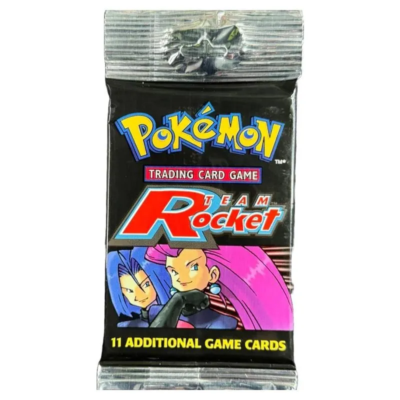 Pokemon - WOTC - Team Rocket - Booster Pack - Unlimited (Unweighed)  Jess/James / Long Crimp  Whatnot: Shop, Sell, Connect