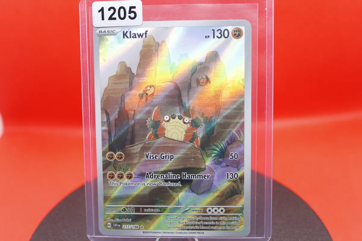 klawf pokemon card Klawf - 105/182 - Paradox Rift