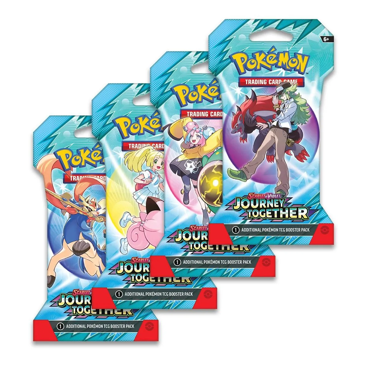 Pokmon TCG: Scarlet & Violet Journey Together Sleeved Booster Pack | 10  Cards | Rare Chase Cards | Sealed  Whatnot: Shop, Sell, Connect