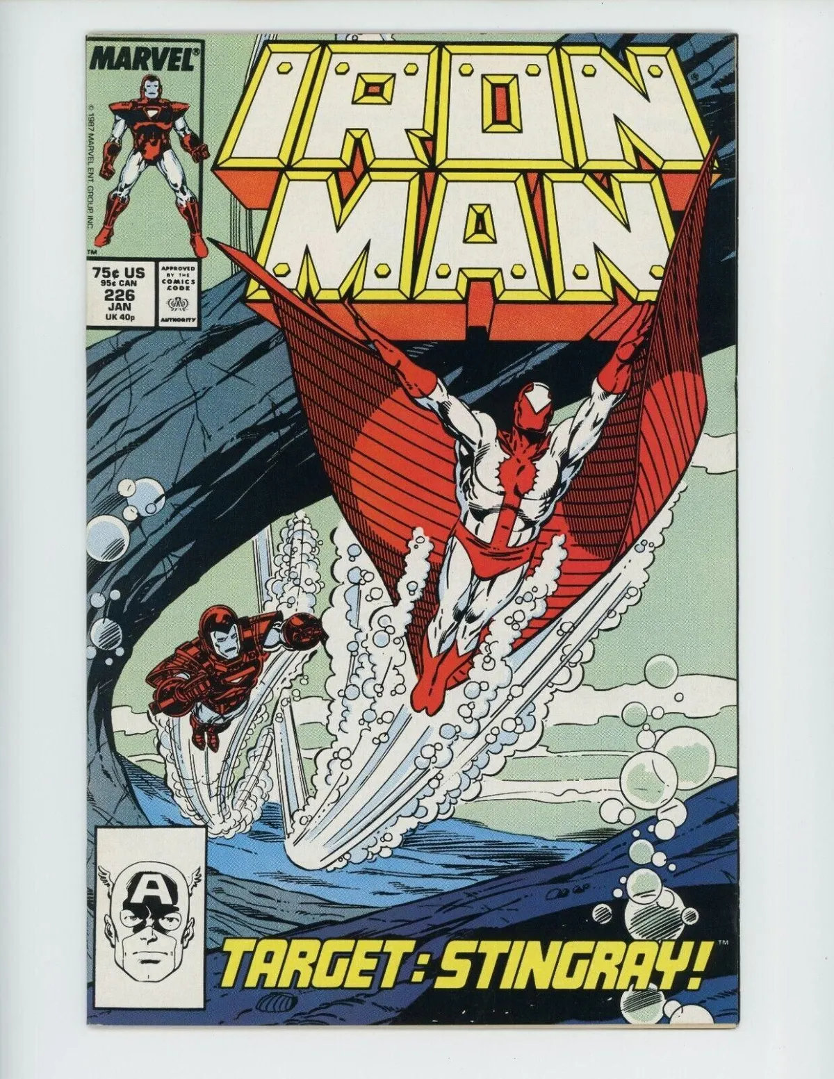 Iron Man #226 Marvel 1988 Armor Wars part two · Whatnot: Shop, Sell, Connect, image size:1200x1553