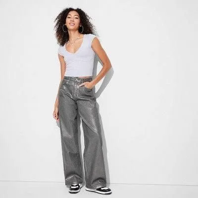 New with Tags Size 14 Women's High-Rise Baggy Jeans Wild