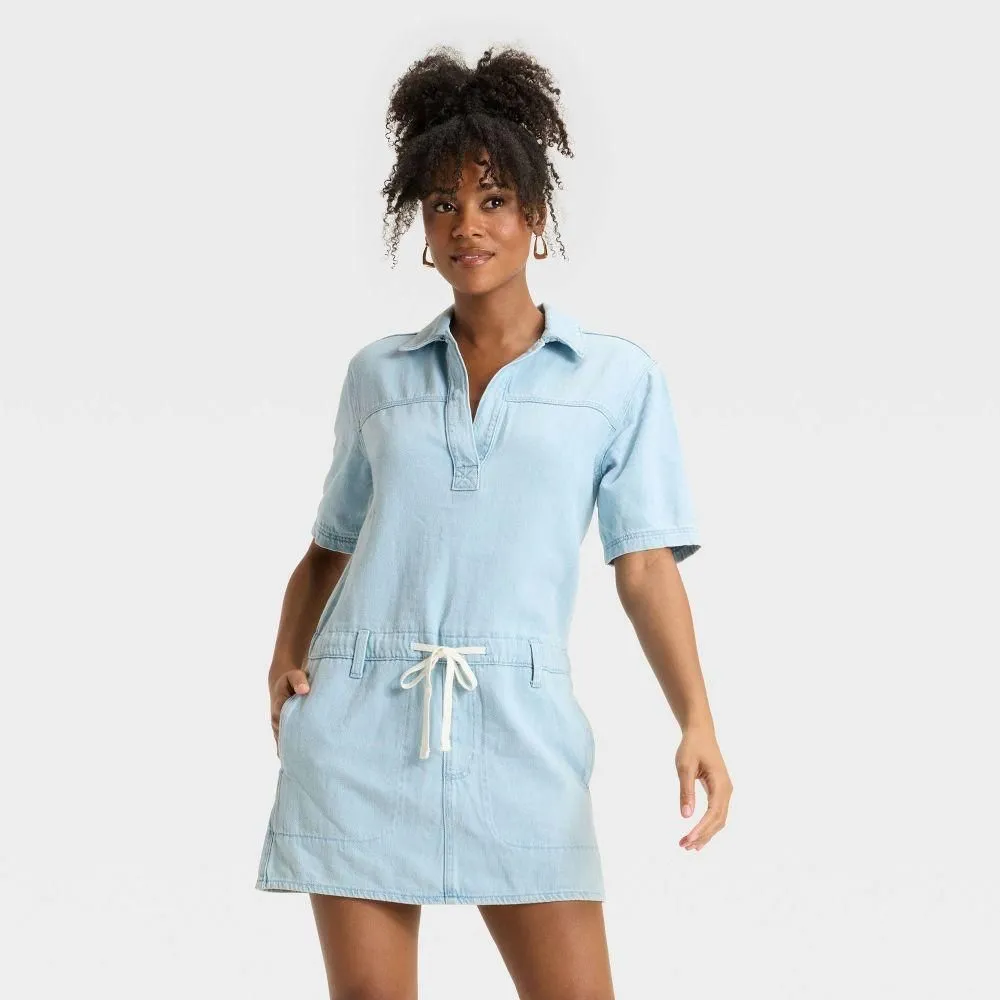 women's short sleeve t-shirt dress - universal thread Universal Thread Women's Short Sleeve T-Shirt Dress  Biggybargains