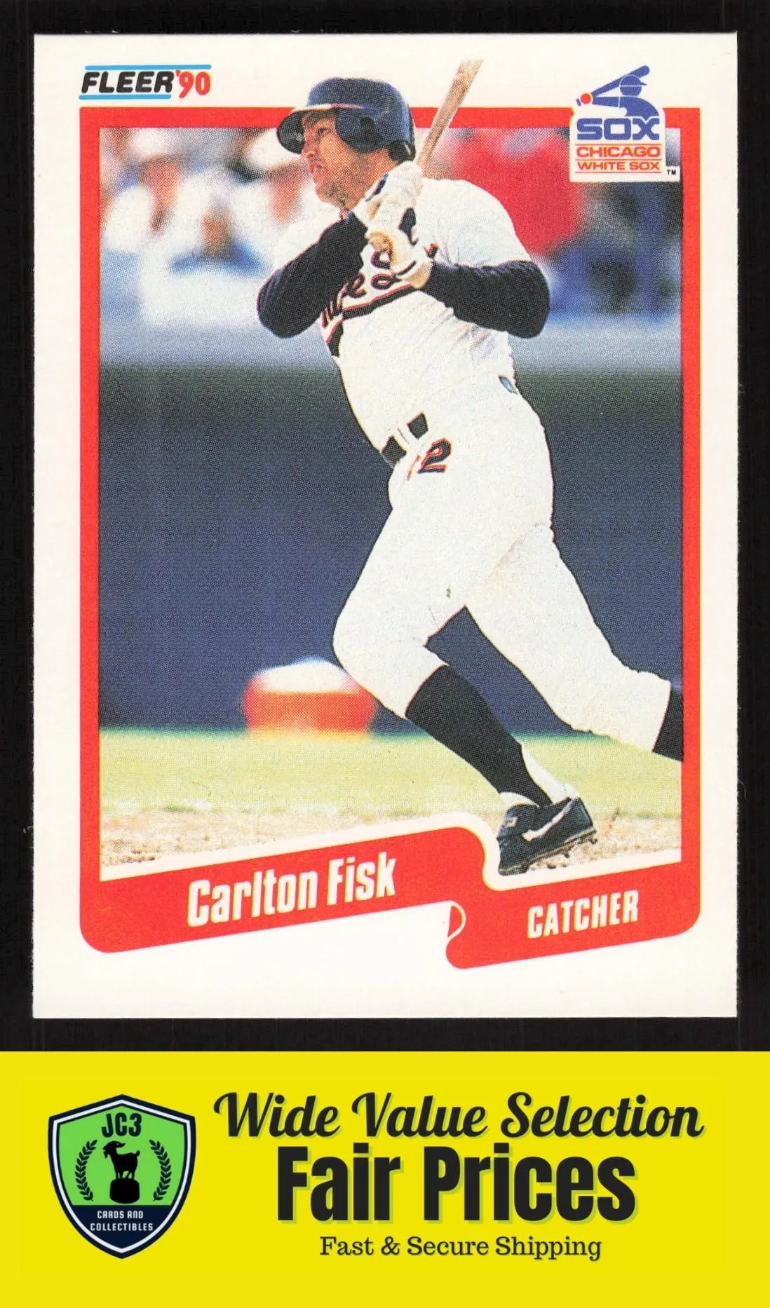 1990 Fleer Carlton Fisk #530 Chicago White Sox Baseball Card  Whatnot:  Shop, Sell, Connect