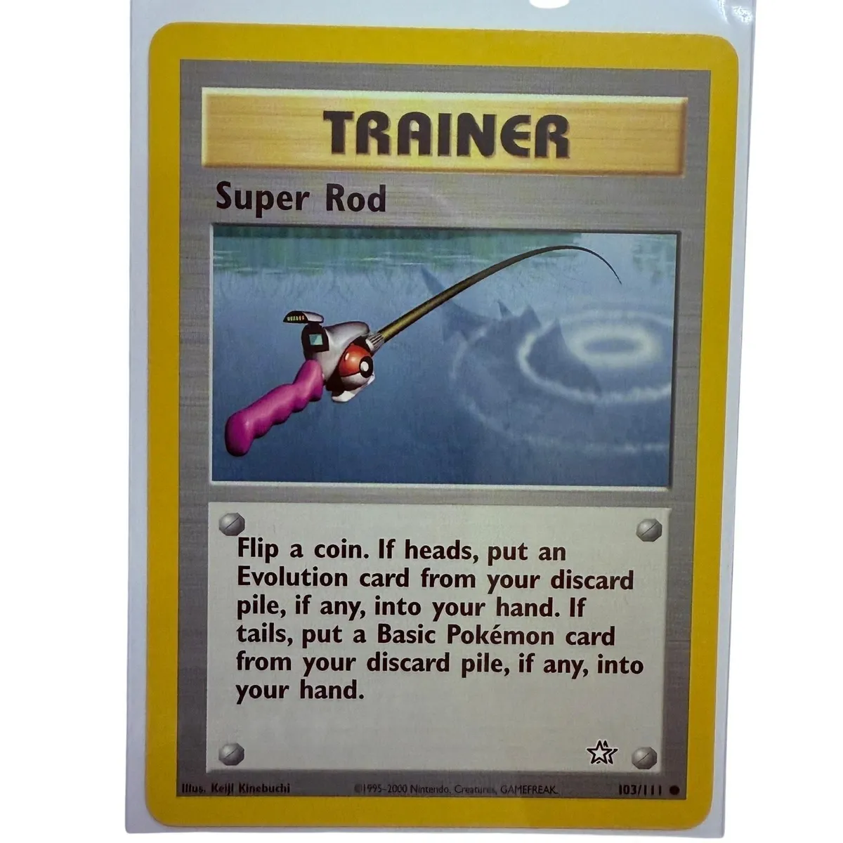 Pokmon Super Rod 103/111 Neo Genesis Unlimited WOTC Trainer Card NM-MT -  light-played  Whatnot: Shop, Sell, Connect