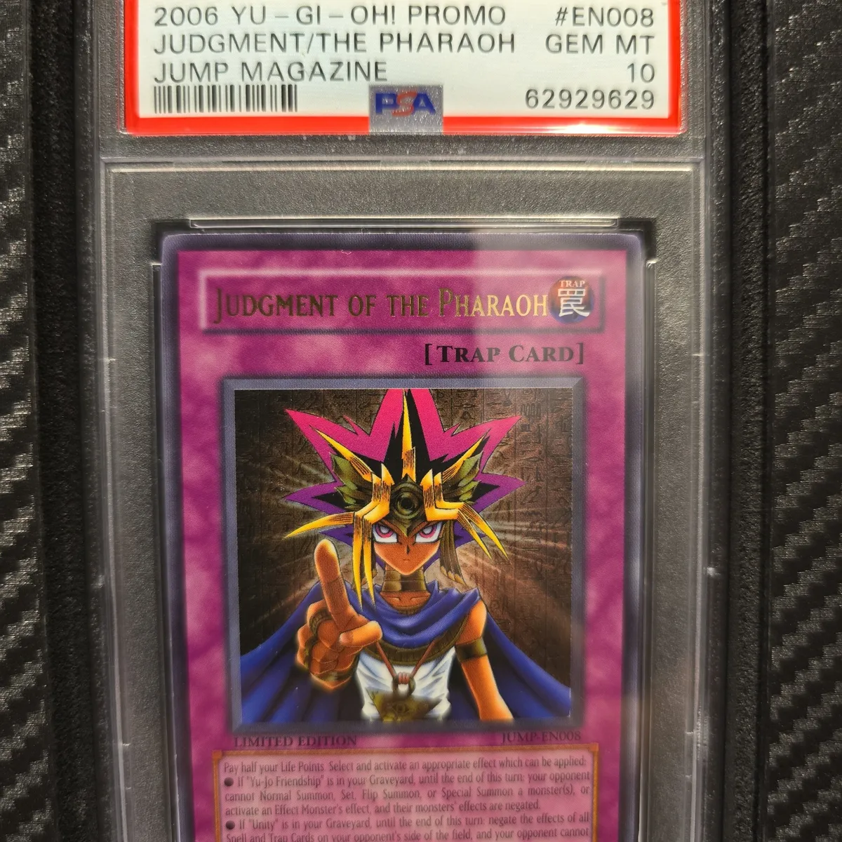 Yugioh - PSA 10 - Judgement of The Pharaoh - 2006 - Jump