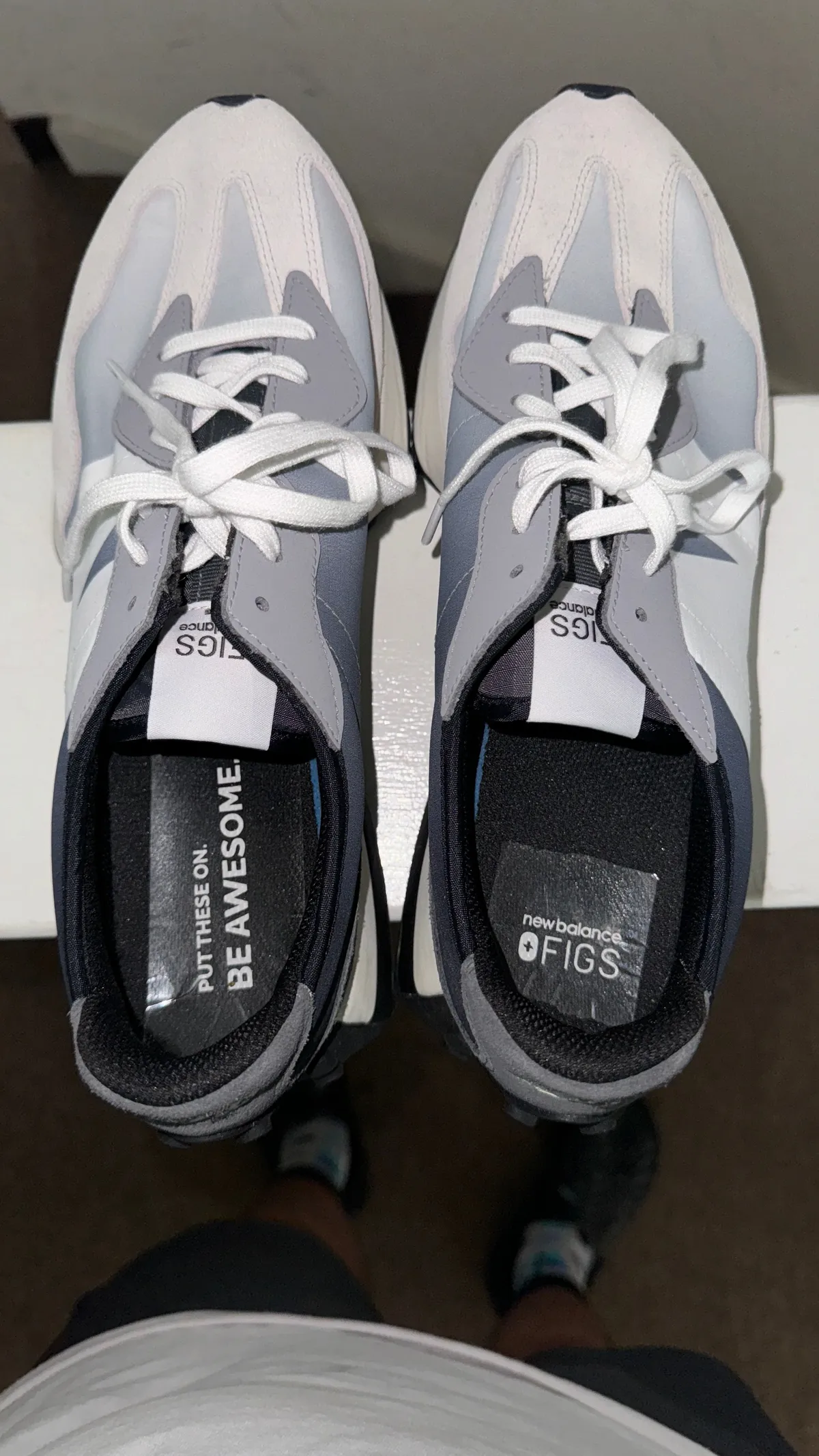 New balance 327 X figs Hombre blue grey · Whatnot: Shop