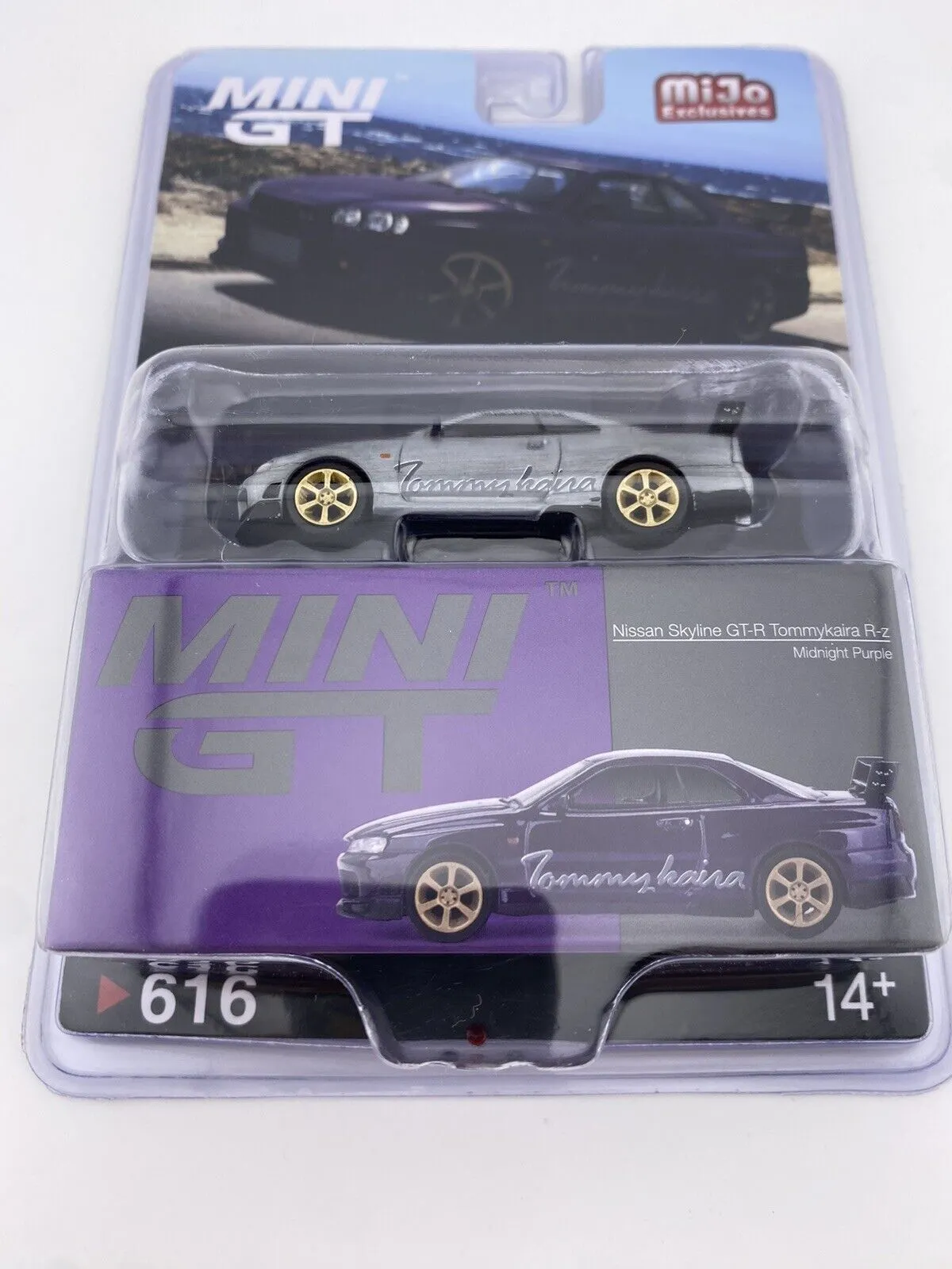 CHASE - Nissan Skyline GT-R R34 Tommykaira R-z Raw/Purple