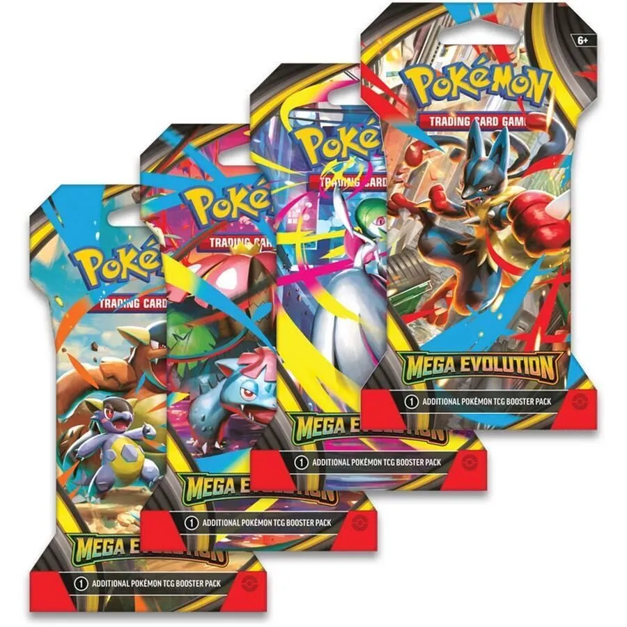Mega Evolution Sleeved Hanger Pack x 4 (JZZ) · Whatnot: Shop, Sell
