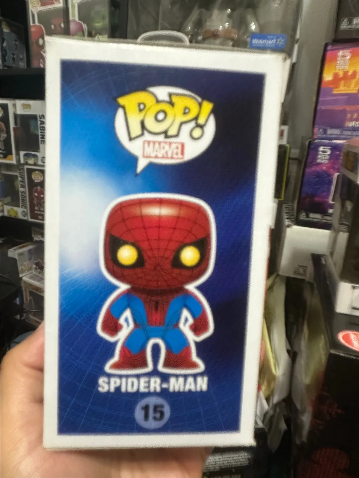 Funko Pop! Marvel Amazing Spider-Man #15 Glow Chase Japan 1,000