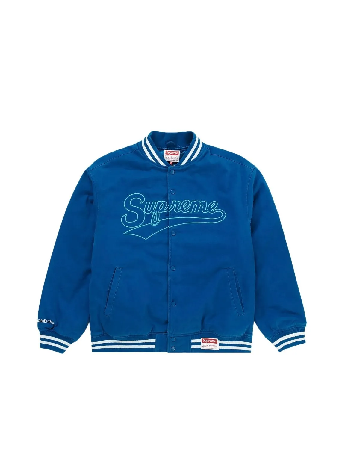 Ebay Supreme Twill Varsity Jacket Supreme Mitchell Ness Doughboy