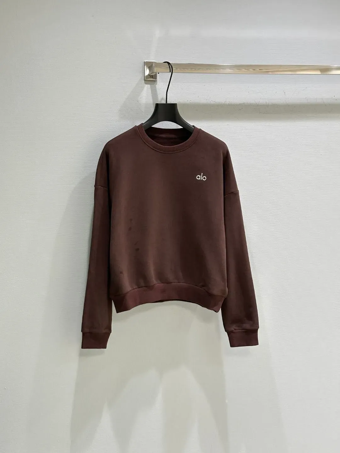 ALO YOGA Brown Fleece Sweatshirt Set, Size S · Whatnot: Shop, Sell