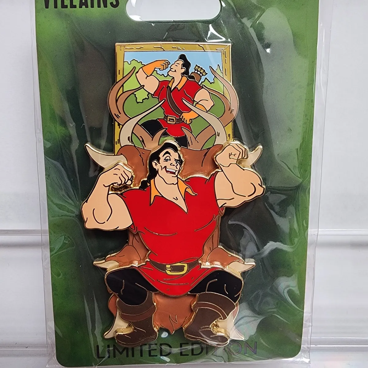 Gaston Villains Stained Glass Disney Pin newest New