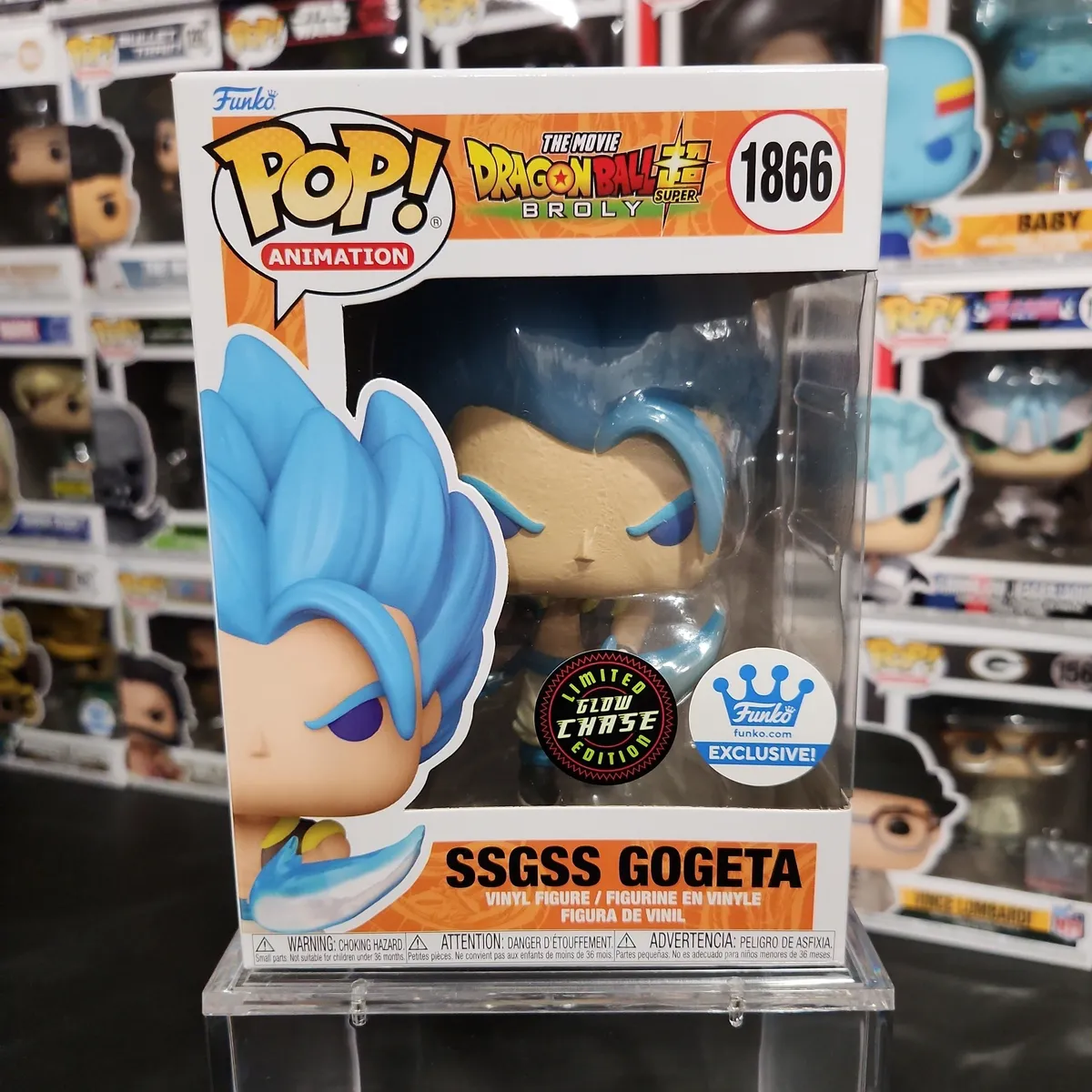 funko POP 1866 SSGSS ゴジータ　（蓄光チェイス版） Funko Pop! Dragon Ball Super CHASE - SSGSS Gogeta #1866