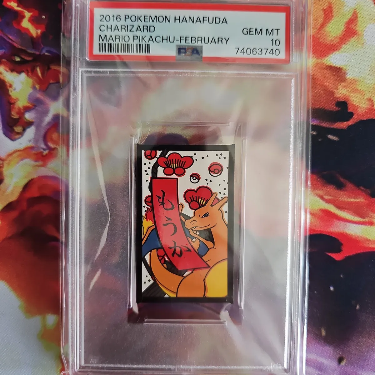 2016 POKEMON HANAFUDA MARIO PIKACHU DECEMBER MARIO PIKACHU