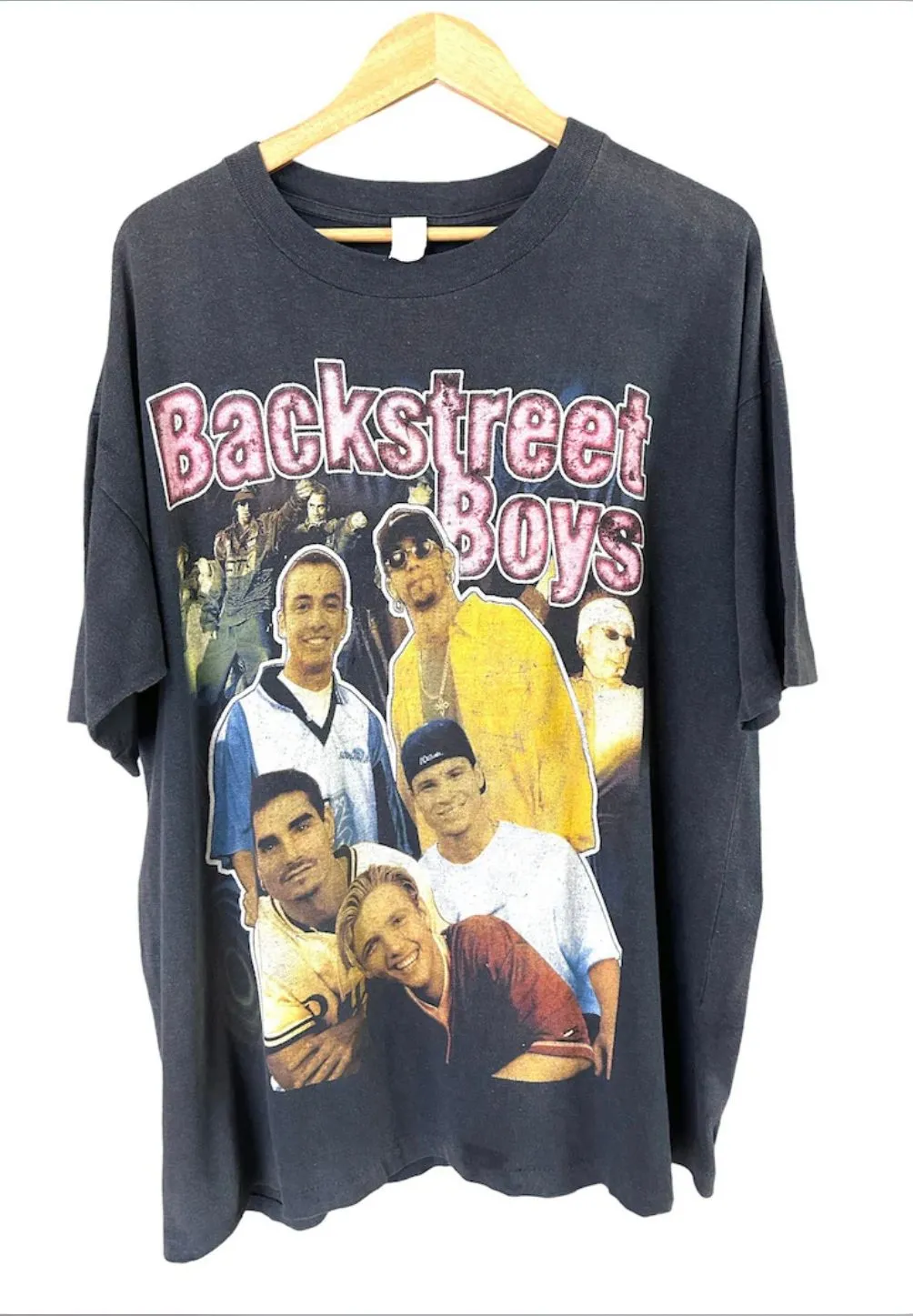 Vintage 90's Backstreet Boys Double Sided Rap T-shirt