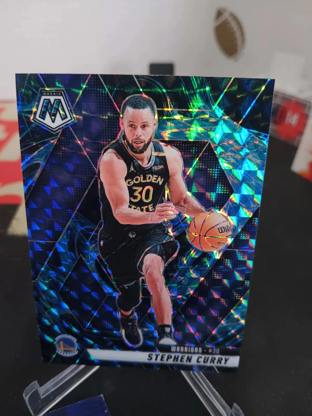NBAカード  MOSAIC STEPHEN CURRY genesis 2020-2021 Steph Curry Ultra-Rare Mosaic Genesis Prizm #175