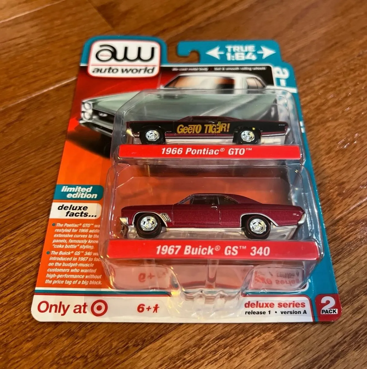 Auto world ultra store red ‘66 Camino & ‘67 Buick GS 400 2 pack