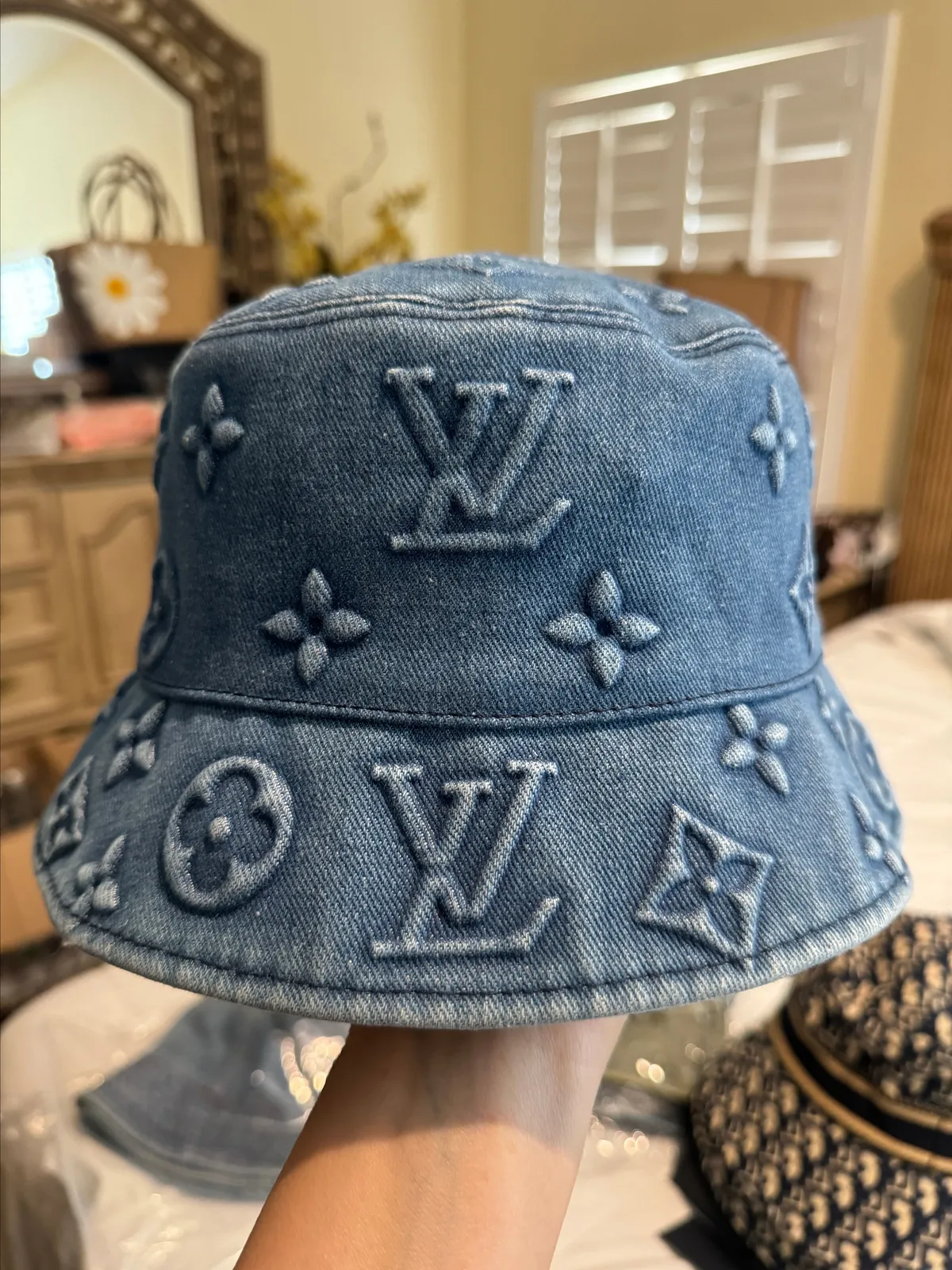 LV denim monogram バケットハット LV Denim Bucket Hat · Whatnot: Shop, Sell, Connect