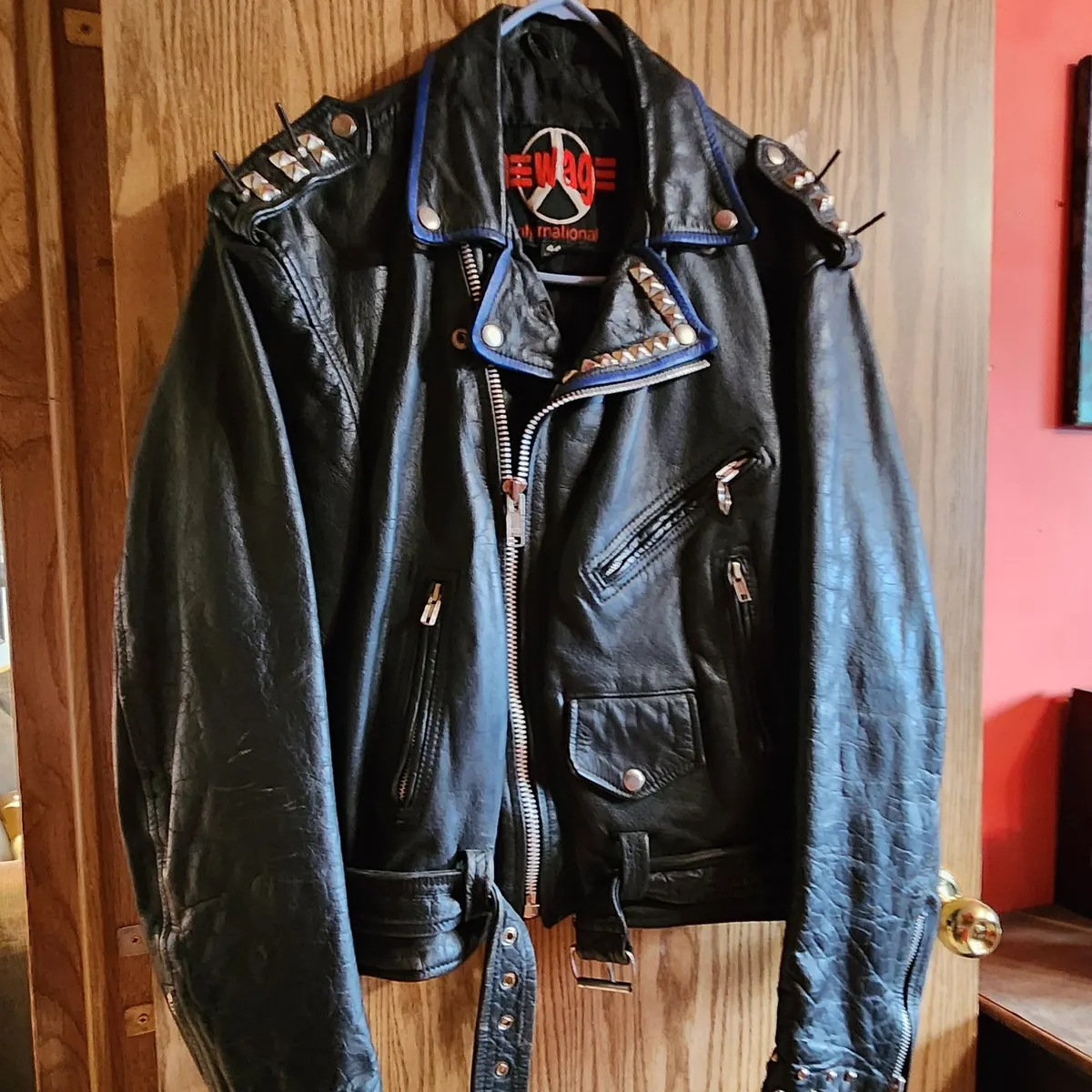 leather jacket　牛革 Synthetic Leather Jacket by Junya Watanabe - La Garçonne