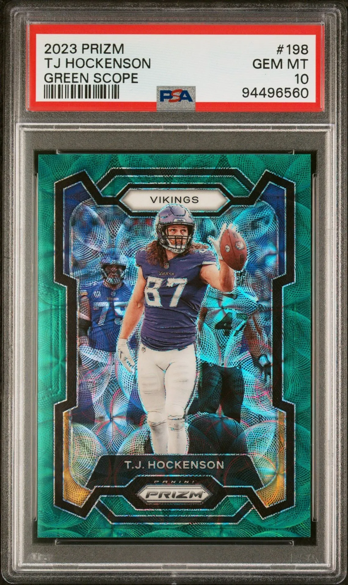 T.J shops Hockenson PSA 10/POP 1