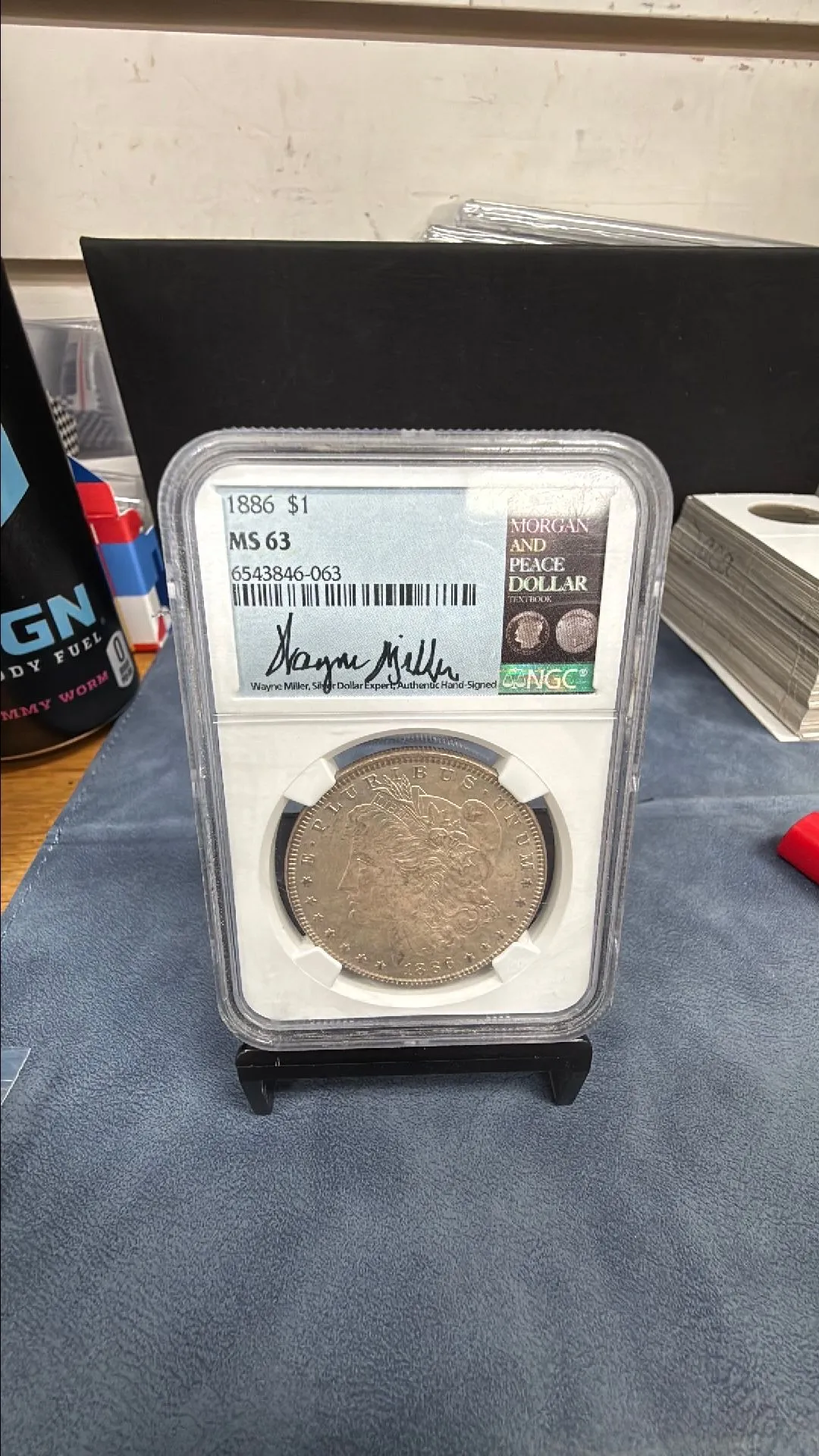 1886 Morgan Dollar NGC MS63 (Wayne Miller Signed) · Whatnot: Shop