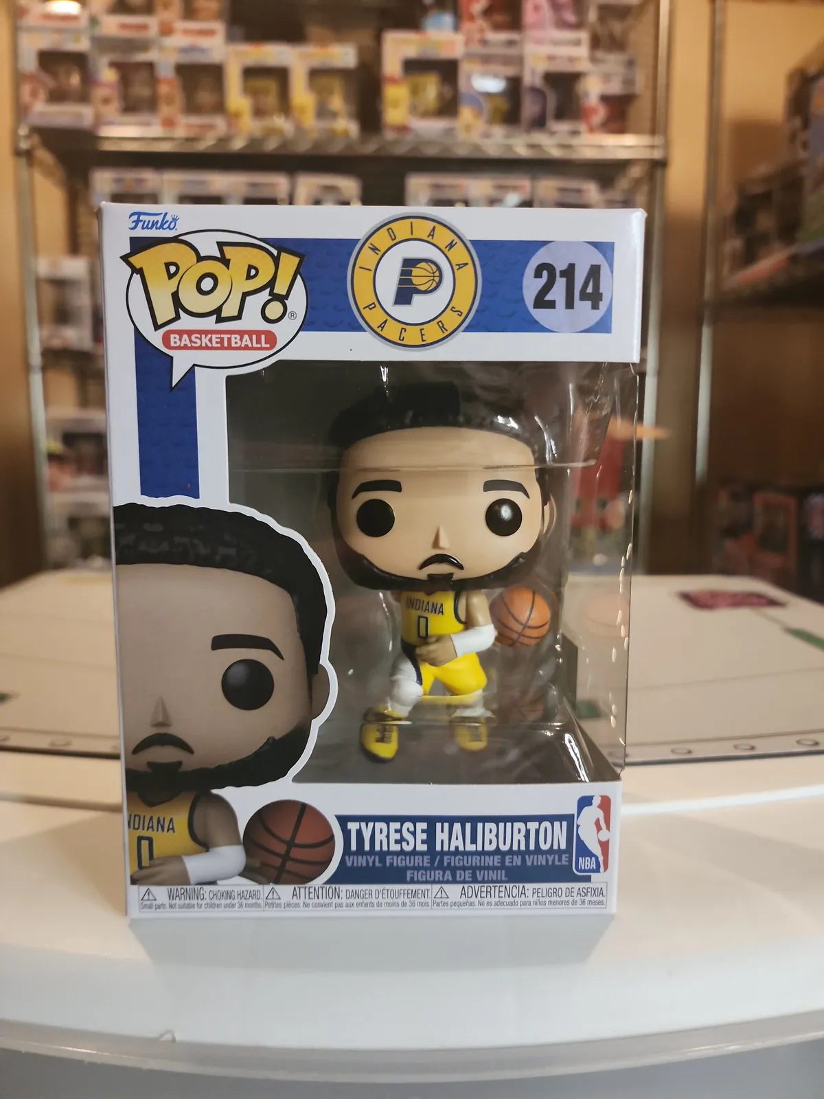 Funko Pop Basketball Tyrese Haliburton #214 Indiana Pacers