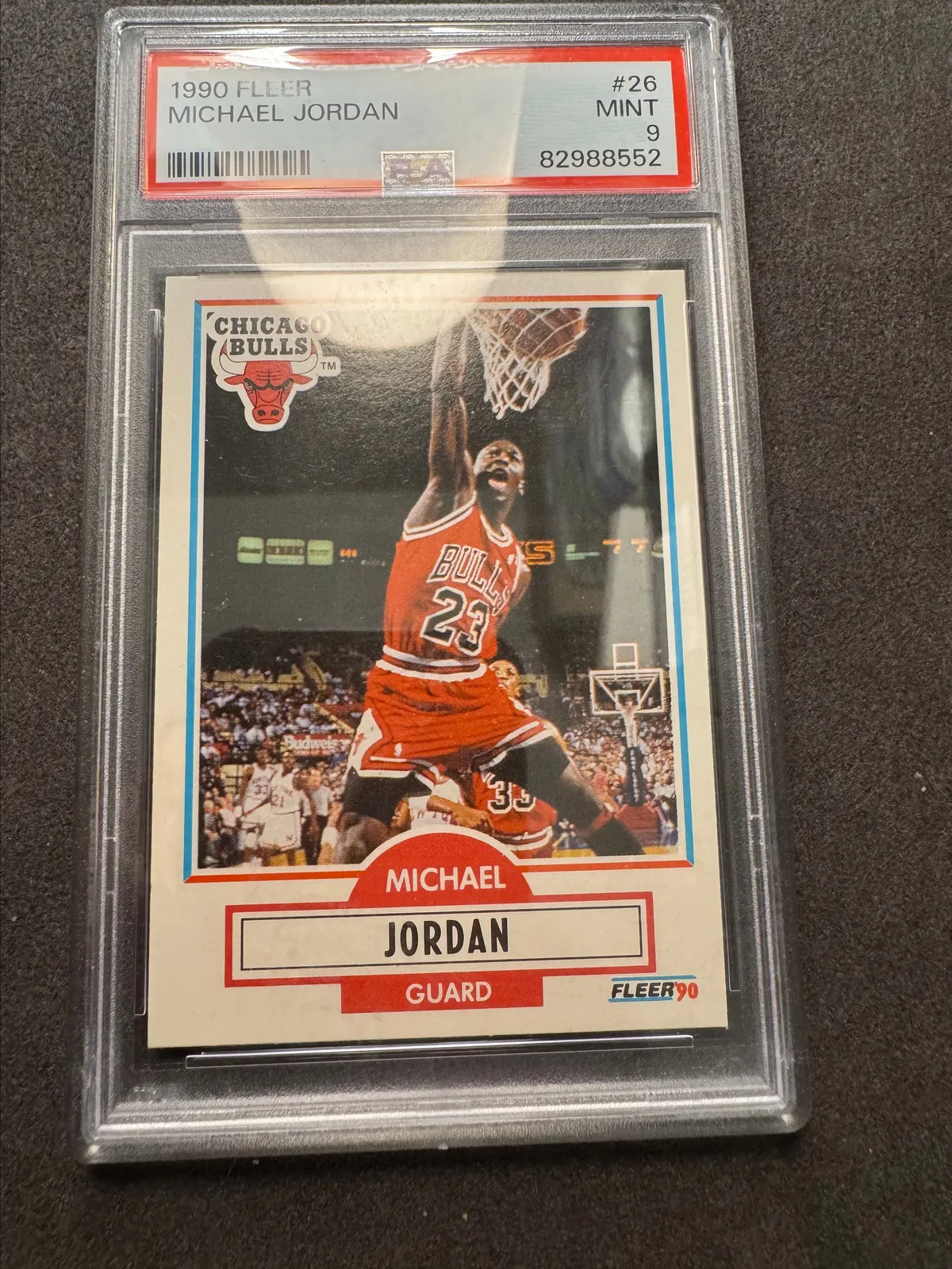 Michael Jordan 1990 Fleer Graded PSA 9 Card · Whatnot: Shop