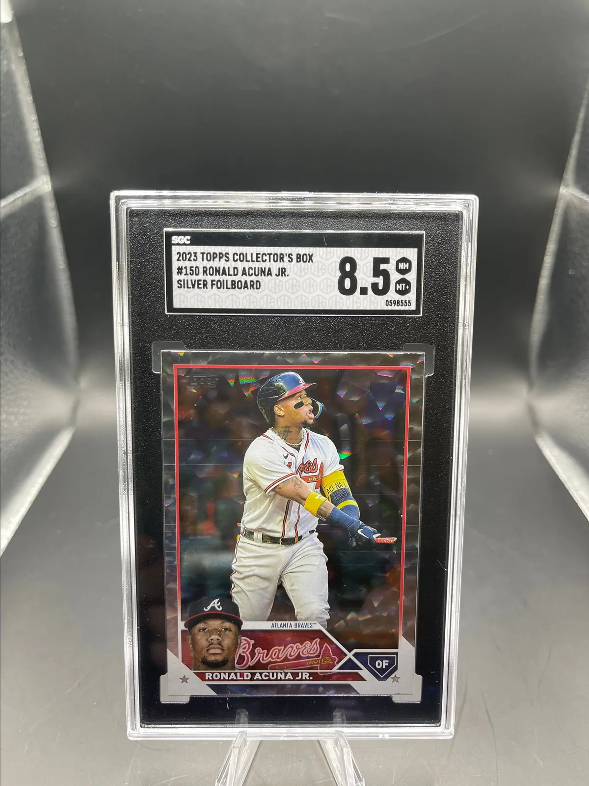 2023 Ronald Acuna Jr Silver Foil SGC 8.5