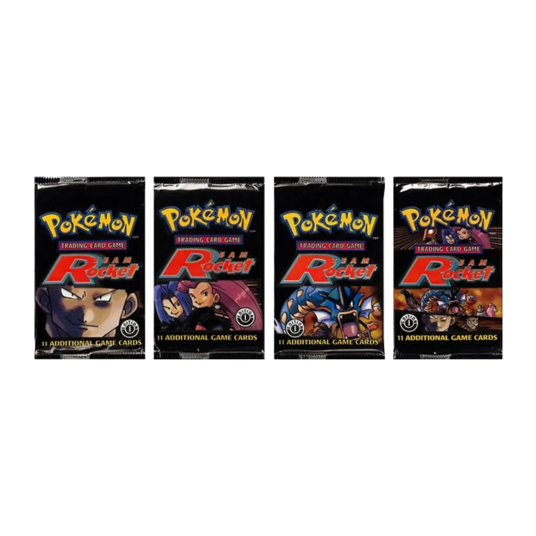 Booster Pack - 1st Edition Team Rocket Art Set (4 Packs