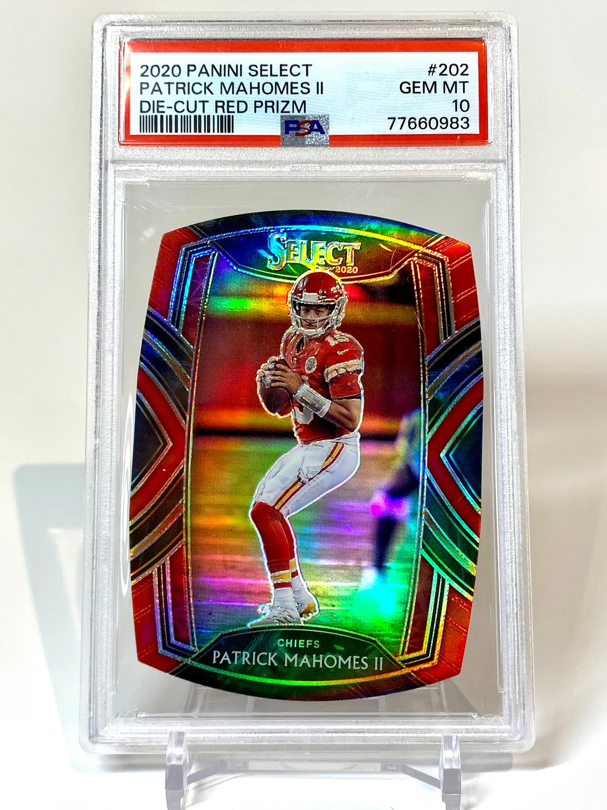 PATRICK MAHOMES II 2020 SELECT SILVER PRIZM GEM MT PSA cheapest 10 #2 #CHIEFS