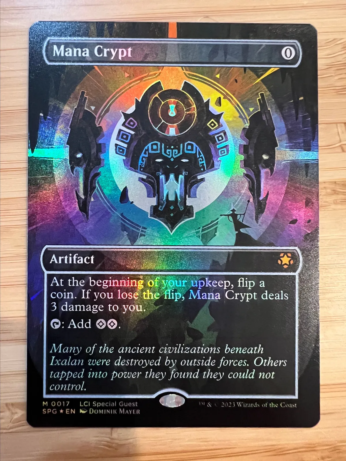 MTG Foil selling Mana Crypt (Lightplayed)