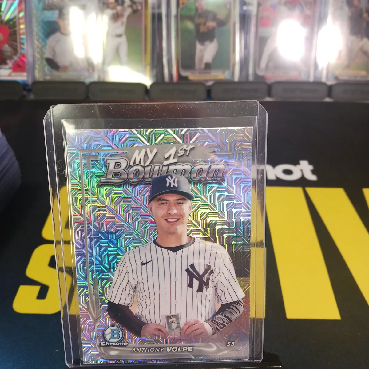 Anthony Volpe Bowman shops 1st Mojo Refractor